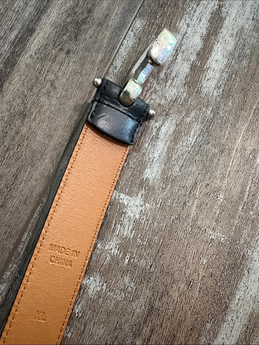 Lauren Ralph Lauren Italian leather hook belt XL
